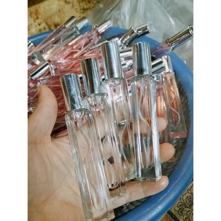 Vỏ lọ xịt chiết nước hoa tinh dầu thơm 10 ml thủy tinh trong suốt đẹp loại 1
