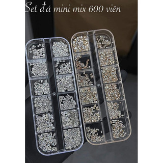 Khay đá mini mix 600viên siêu sáng