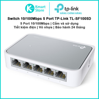 Bộ chia mạng TP-Link TL-SF1005D / TL-SF1008D / TL-SF1016D | Cắm và sử dụng | Vỏ nhựa | Tiết kiệm điện | Bảo hành 2 năm