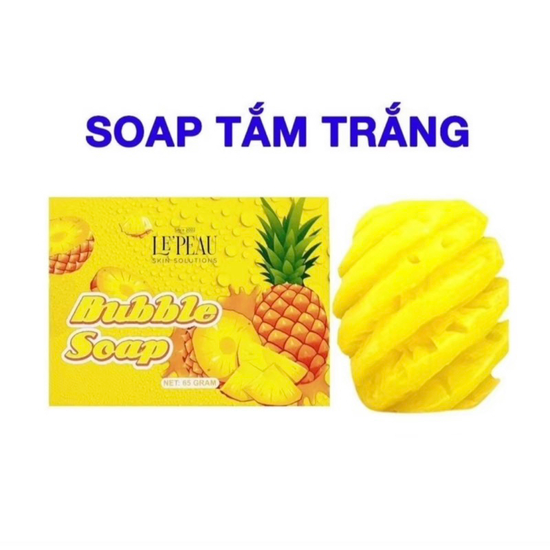 Soap Tắm Trắng Bubble, hỗ trợ trắng da