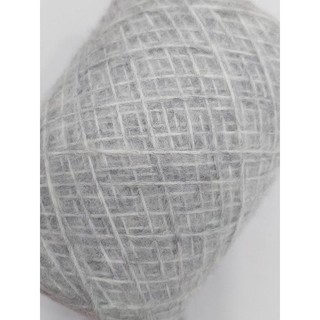 Len mohair cúc tần màu xám loang 50gr