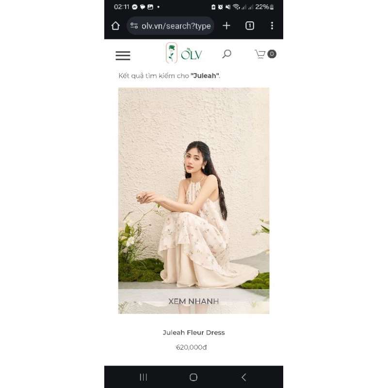 đầm Juleah Fleur Dress - OLV