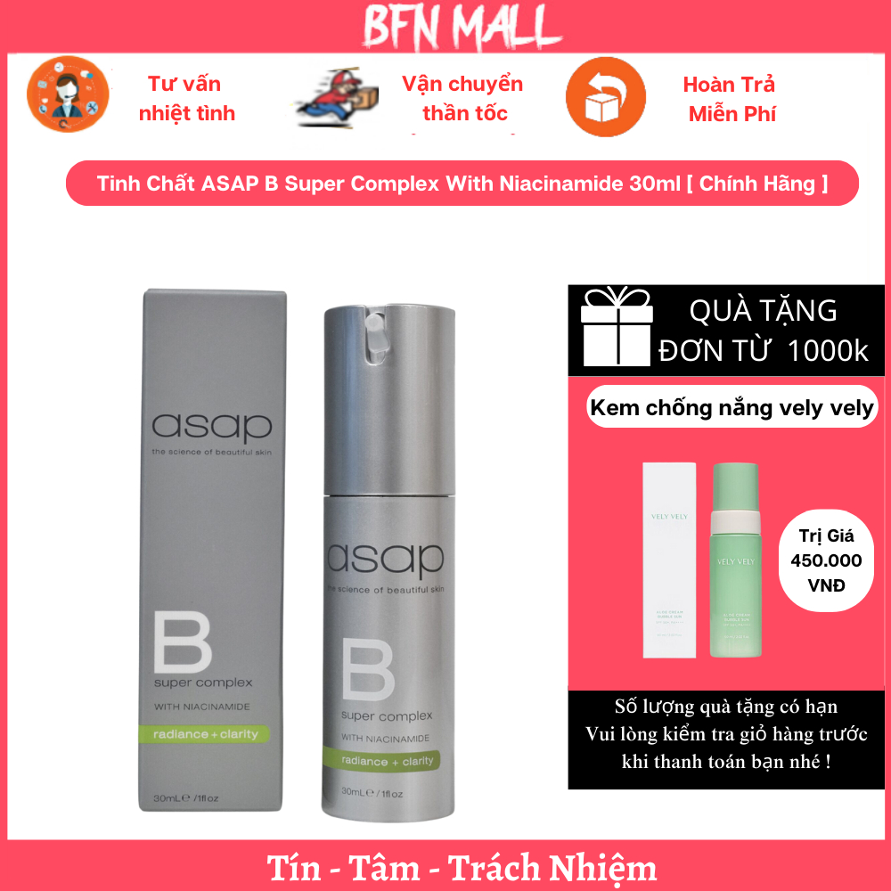 Tinh Chất ASAP B Super Complex With Niacinamide 30ml [ Chính Hãng ]