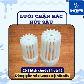 Lưới chặn rác gắn luppe (lúp bê) ∅34/∅42, phụ kiện thay thế bộ hút sâu