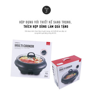 Nồi lẩu điện đa năng Lock&Lock EJP331BLK