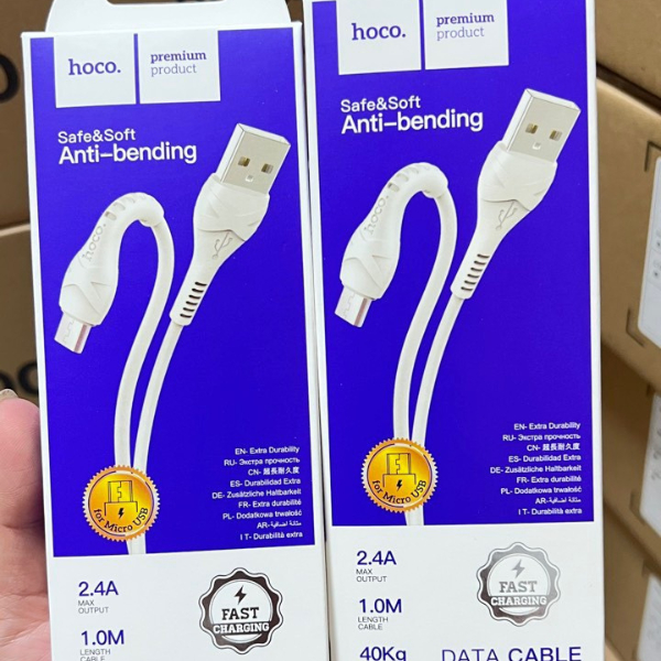 Cáp sạc Hoco X37, cổng Usb - micro; Usb - light; Usb - type C