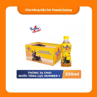 Thùng 24 chai nước tăng lực Number one 330ml/chai