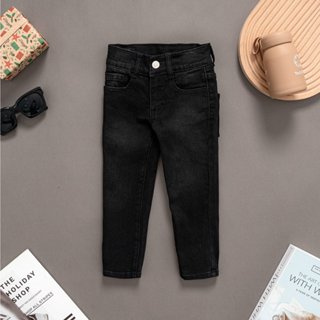 Quần jean dài cho bé Trai size từ 8kg đến 50kg form dáng Slim, chất jean co giãn mềm mịn thoải mái có 4 màu cá tính QJ09