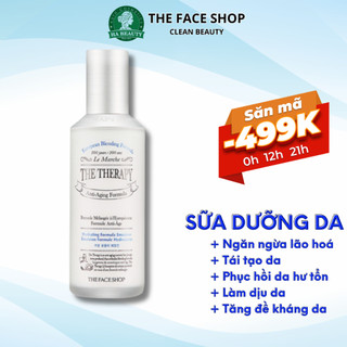 Sữa dưỡng ẩm chống lão hóa làm dịu da phục hồi da The Face Shop The Therapy Hydrating Formula Emulsion 130ml