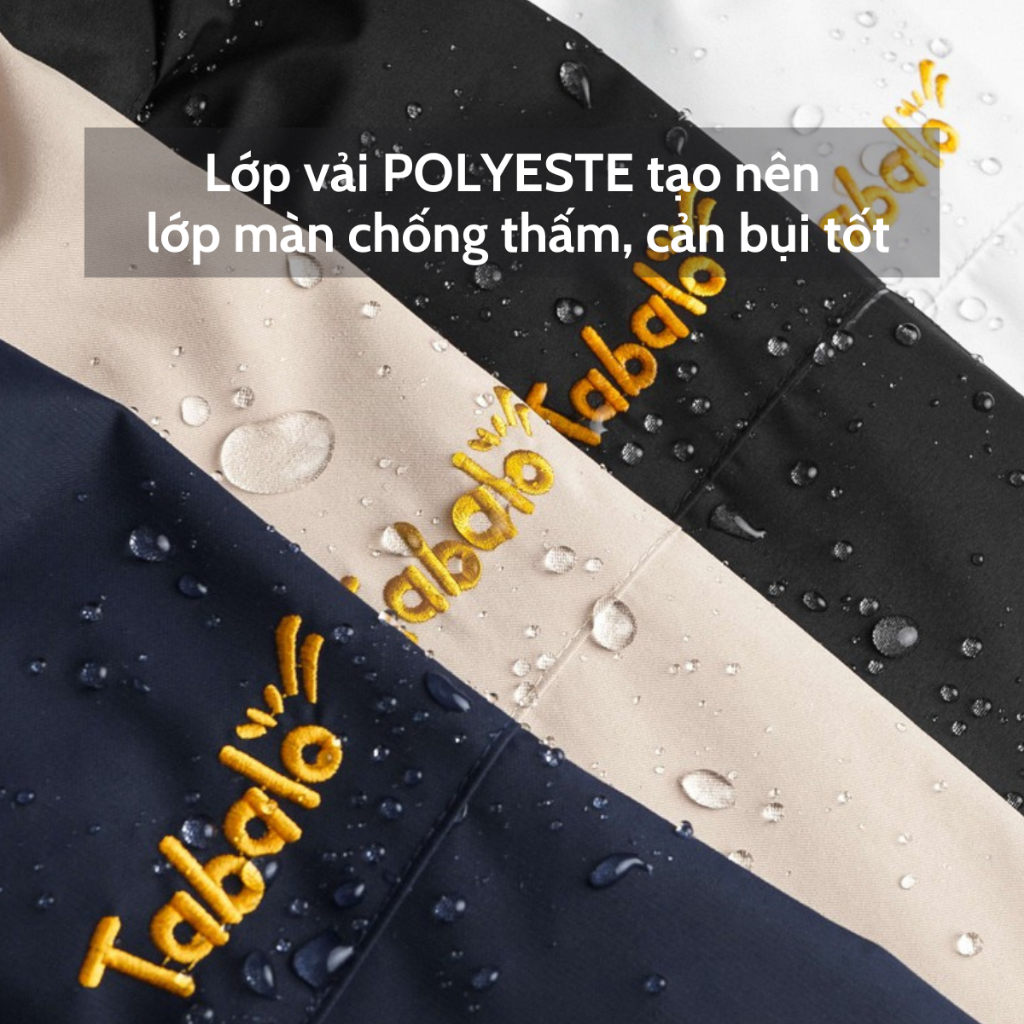 Áo khoác gió nam nữ TABALO Resolve Jacket 2 lớp, Chống Thấm, Form Rộng Unisex | BigBuy360 - bigbuy360.vn