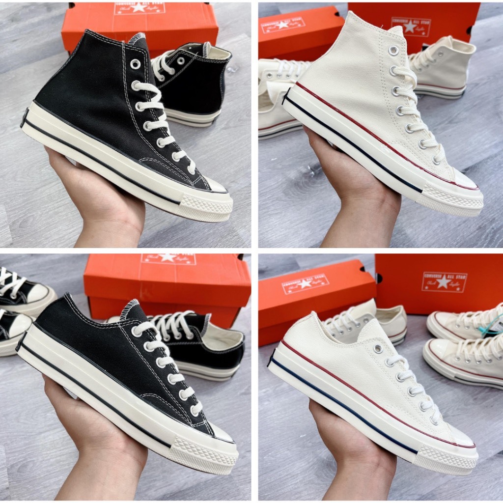 Giày Convers Chuck taylor 1970s đen trắng, giày Convers 1970s bản cao cấp nhất Full box bill