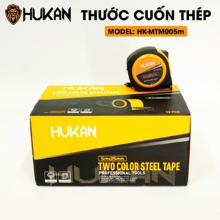 Thước cuộn HUKAN MTM005m dài 5m x 25mm, Thước kéo thép, không gỉ, bên bỉ