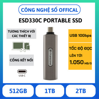 Ổ cứng di động ssd transcend esd330c 512gb/1tb/2tb