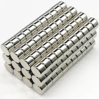 Nam châm viên 8x5mm. Nam châm trắng đất hiếm