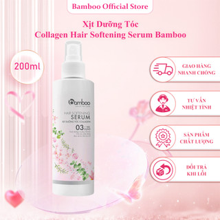 Xịt dưỡng tóc Collagen Bamboo nuôi dưỡng tóc và phục hồi