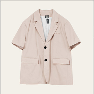 Áo Blazer Tay Ngắn Nam Mùa Hè 2 Lớp Kiểu Dáng Vest Nam Bigsize Rộng Tay Lỡ
