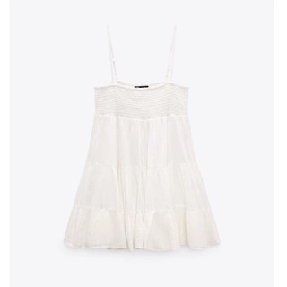 (Oder) Váy baby doll 2 dây trắng đuôi cá Zarra