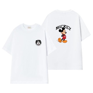  Áo Thun Chuột Mickey Disney Unisex Form rộng 100% Cotton 2 chiều không phai Local Brand - AC350