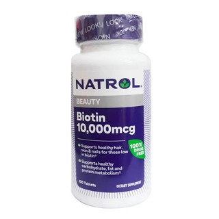 Viên Uống Hỗ Trợ Mọc Tóc Natrol Biotin 10000 Mcg 100 Viên Mỹ
