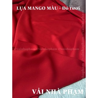 VẢI LỤA MANGO MÀU-KHỔ 1.5M-VẢI NHÀ PHẠM