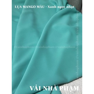 VẢI LỤA MANGO MÀU-KHỔ 1.5M-VẢI NHÀ PHẠM