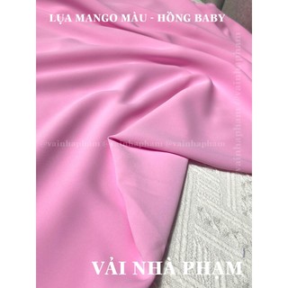 VẢI LỤA MANGO MÀU-KHỔ 1.5M-VẢI NHÀ PHẠM