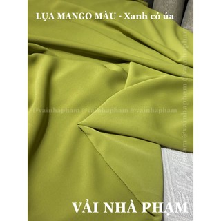 VẢI LỤA MANGO MÀU-KHỔ 1.5M-VẢI NHÀ PHẠM