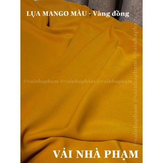 VẢI LỤA MANGO MÀU-KHỔ 1.5M-VẢI NHÀ PHẠM