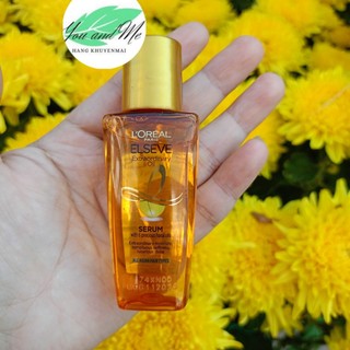 Dầu dưỡng tóc chiết xuất tinh dầu hoa tự nhiên L'Oreal Paris Elseve Extraordinary Oil