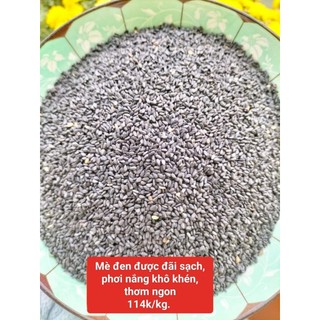 Hạt mè đen, vừng đen đã đãi sạch