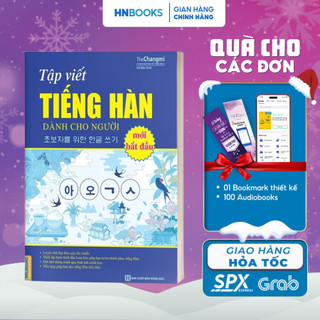 Sách - tập viết tiếng hàn dành cho người mới bắt đầu - mcbooks