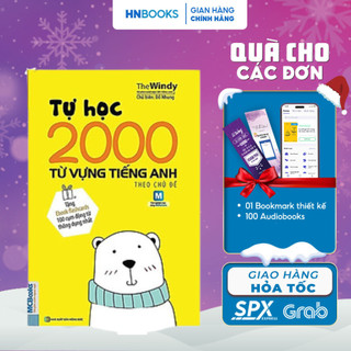 Sách tự học 2000 từ vựng tiếng anh theo chủ đề - khổ nhỏ dành cho người học căn bản