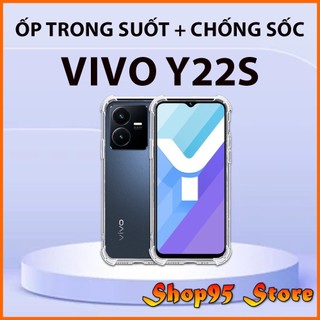 Ốp lưng Vivo Y22S Y22 Silicon trong suốt mềm dẻo ,bảo vệ chống va đập
