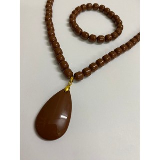Bộ vòng cổ và vòng tay đá tourmaline Fanocare
