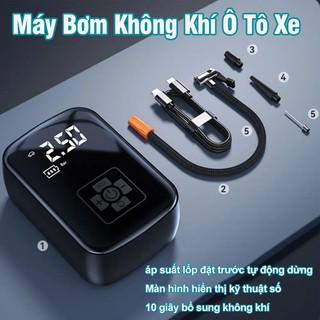 Máy Bơm Lốp Xe Ô Tô Bơm hơi xe ô tô kiểu nhỏ đa chức năng kiểu tiện lợi bơm hơi lốp xe điện 12v áp suất cao