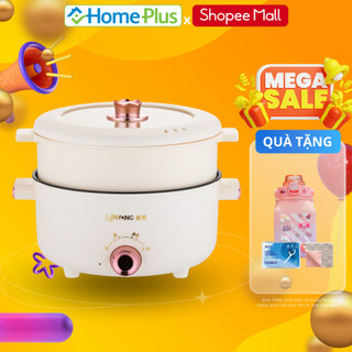 Nồi Lẩu Đa năng Chống Dính Hàn Quốc ONEBI 4 Chế Độ Nhiệt, Dung Tích 3.5L Chiên, Sào, Luộc, Hấp Dùng Cho Gia Đình