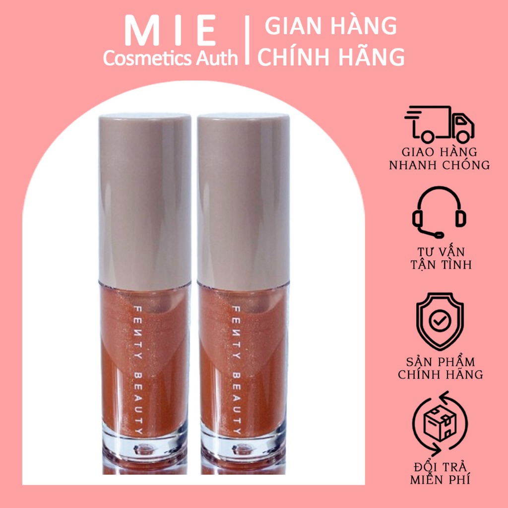 Son bóng Mini Fenty Beauty Fenty Glow Gloss Bomb mini 2ml - Màu 01 Fenty Glow