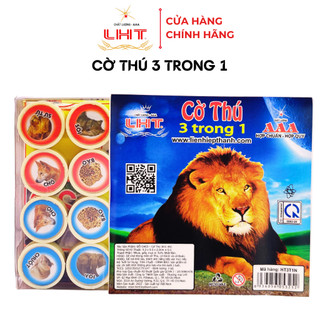Cờ thú 3 trong 1 nhỏ - gồm cờ thú, cờ đoán, cờ gánh