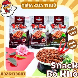5 gói snack bò khô yummy aluowa, snack que cay, tăm cay cổng trường đồ ăn vặt tuổi thơ