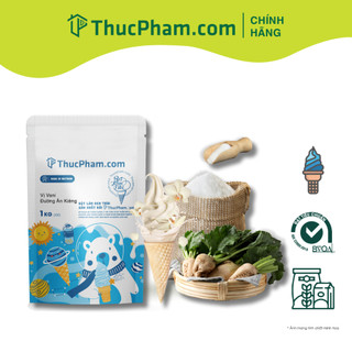 Bột Làm Kem Tươi "Không Đường"/Đường Ăn Kiêng THUCPHAM.COM Đủ Vị - Túi 1KG - Kem Tươi Mềm Mịn, Ngọt Dịu, Ngon Xuất Sắc