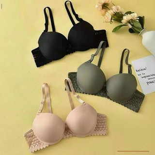 (HOT) Áo lót su đệm dày 5 phân có gọng nâng ngực viền dây ren cực xinh K03
