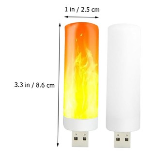 Đèn Ngủ LED Mô Phỏng Hiệu Ứng Ngọn Lửa Phích Cắm USB