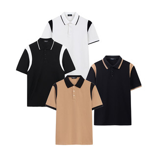 Áo thun POLO nam SEELU vải cá sấu Cotton, chống nhăn, thoáng mát - 1 sọc vai