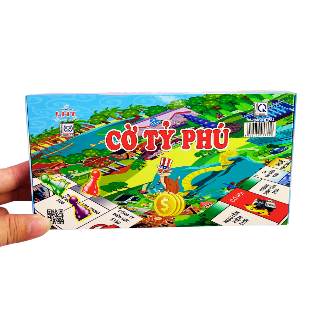 Cờ Tỷ Phú Monopoly A1 - Tiếng Việt - Hộp nhỏ gọn, chất lượng cao cấp [Chính hãng AAA-LHT]