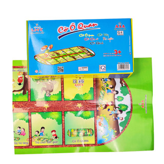 Cờ ô quan LIÊN HIỆP THÀNH hộp nhỏ, gồm 5 trò chơi, Cờ ô quan, cờ vây, cờ caro, cờ gánh và xí ngầu