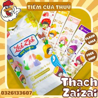 Thạch rau câu - kẹo thạch thanh zaizai đức hạnh - 320g mix vị trái cây, thạch trái cây