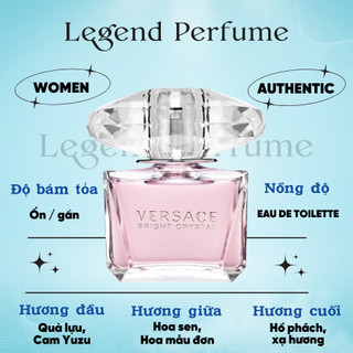 Nước hoa nữ Versace 10ml, Nước hoa chiết Bright Crystal hương tươi, mát tinh, tế dễ thương