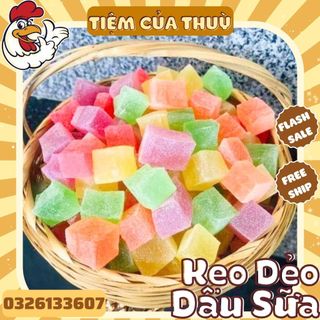 500g kẹo dẻo đà lạt, kẹo dẻo lamfarm kẹo dẻo dâu sữa trái cây đà lạt, kẹo mềm, kẹo dâu, ô mai dâu chua ngọt