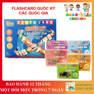 Flash Card Cờ Các Nước - Quốc Kỳ Các Quốc Gia Trên Thế Giới