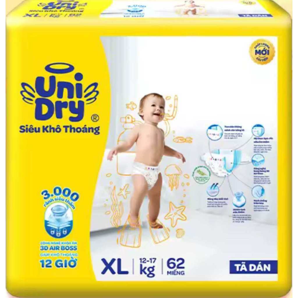 TÃ DÁN UNIDRY MẪU MỚI CAO CẤP M76/L68/XL62